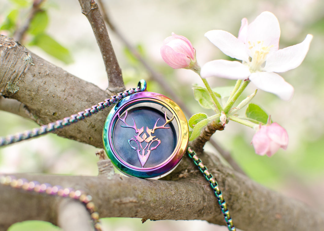 Hippogryph Stag (Rainbow) Necklace Diffuser
