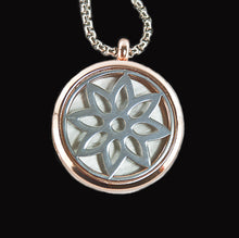 Load image into Gallery viewer, Synergy Flower Essential Oil Necklace Diffuser
